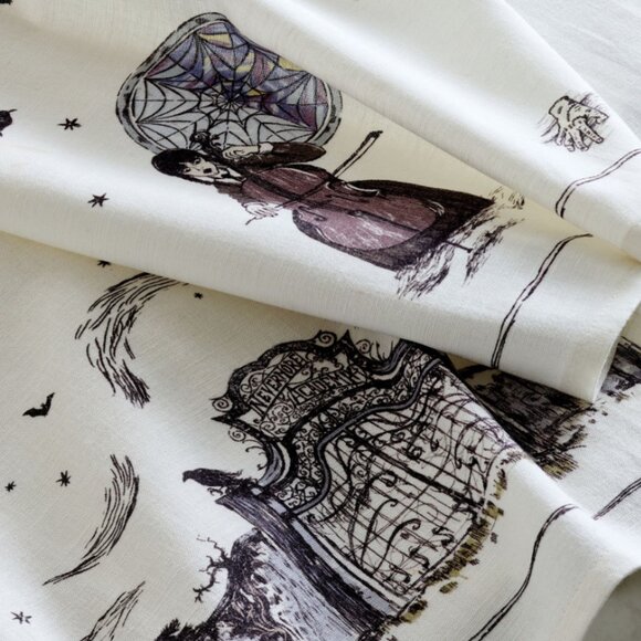 Pottery Barn Wednesday Cotton/Linen Tea Towels Set of 2 - Picture 2 of 8